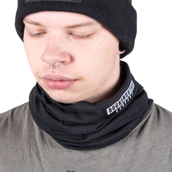Tuch, Unisex, mit Aufnäher Block – Bild 2