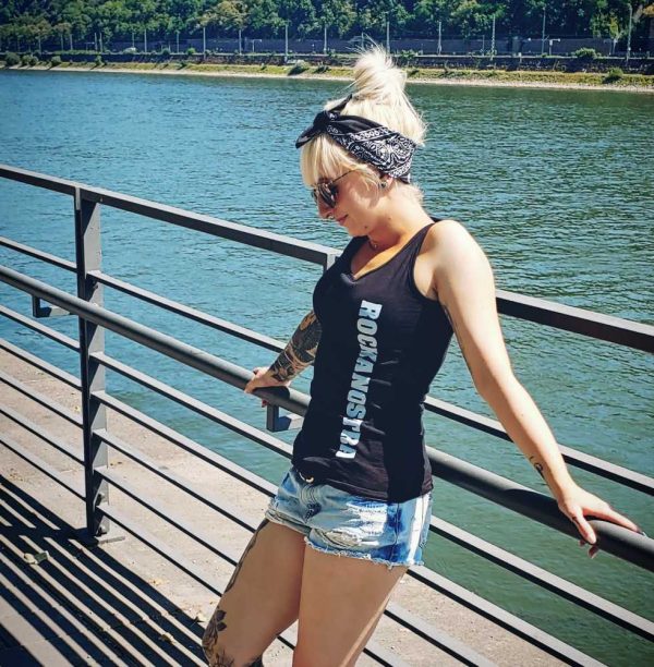 Tank Top für Frauen, mit Blockschrift