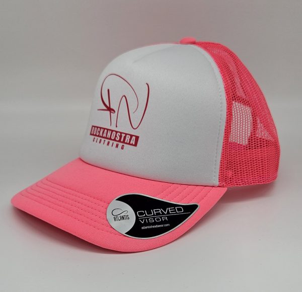 Trucker Cap Unisex pink, mit Aufdruck
